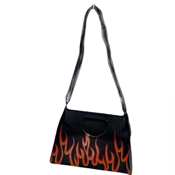 For The Record Ring Satchel in Flamin' Hot - Picture 2 of 8